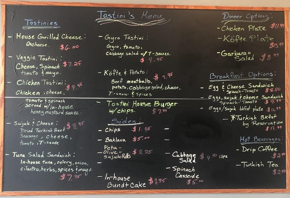 Tostini Menu image 1